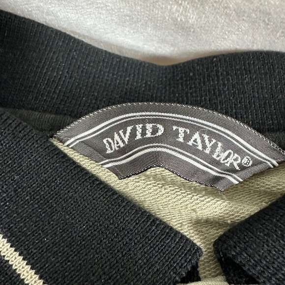 David Taylor Men's Long Sleeved Polo Shirt Size M - Picture 6 of 8